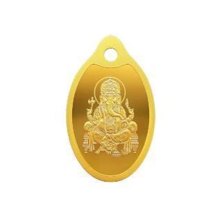 2 gram Ganesha Gold Pendant 24kt at Rs.11989(After Upto 10% Bank Off & 5% GP Rewards)